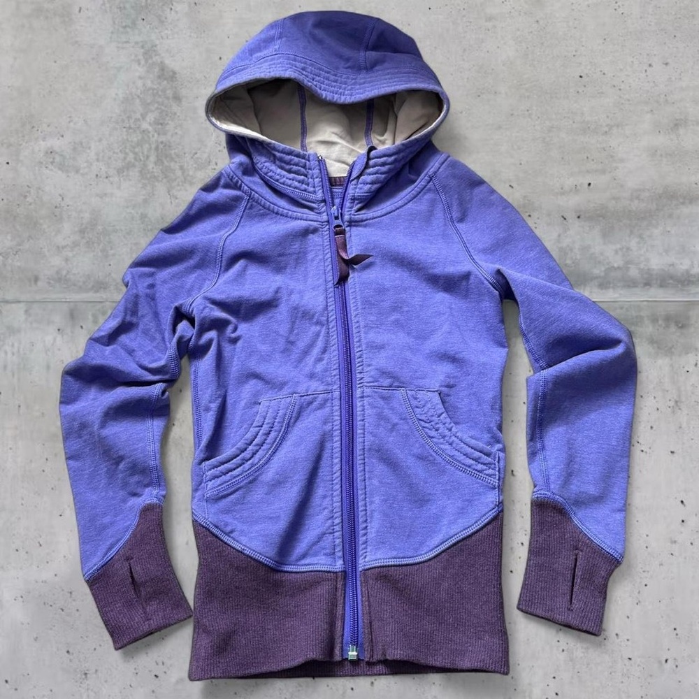 Vintage Ivivva by Lululemon Kids Stretch Terry Hoodie in Purple